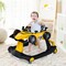Costway 4-in-1 Baby Walker Foldable Activity Push Walker Adjustable Yellow/Blue/Red/Black/White/Deep Pink/Purple